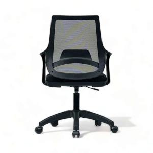 Chaise de bureau à roulettes noire