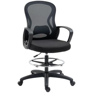 Chaise de bureau assise haute réglable pivotante maille res…