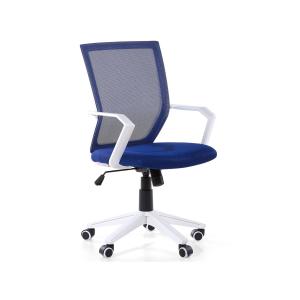 Chaise de bureau couleur bleu foncé réglable en hauteur