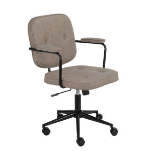 Chaise de bureau en microfibre gris