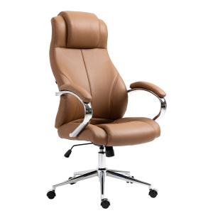 Chaise de bureau ergonomique en cuir et croûte de cuir Marr…