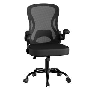 Chaise de bureau ergonomique en maille accoudoirs rabattabl…
