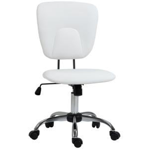 Chaise de bureau ergonomique hauteur réglable blanc