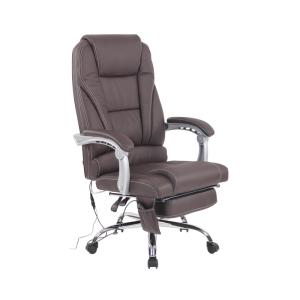 Chaise de bureau massant et réglable en leder spaltleder Ma…