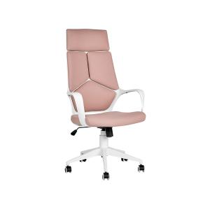 Chaise de bureau moderne rose et blanc