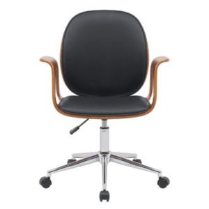 Chaise de bureau noyer 68 x 91 x 61 cm