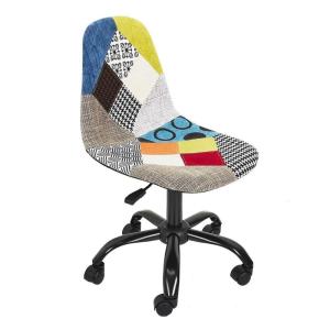 Chaise de bureau patchwork