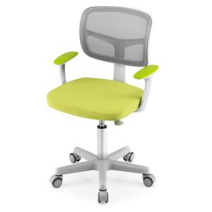 Chaise de Bureau pour enfant jaune hauteur régable 43-55 cm