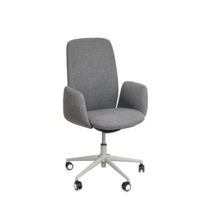 Chaise de bureau recouverte de gris