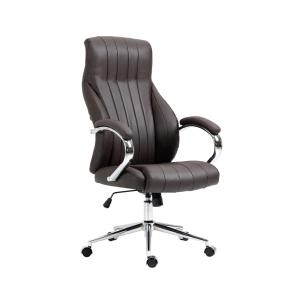 Chaise de bureau réglable pivotant en leder spaltleder Marr…