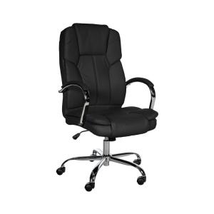 Chaise de bureau réglable pivotant en pvc und synthetik Noi…