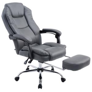 Chaise de bureau réglable pivotante en pvc et synthetique G…