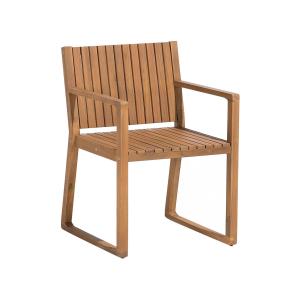Chaise de jardin en bois clair