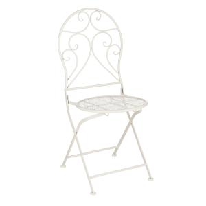 Chaise de jardin en métal beige