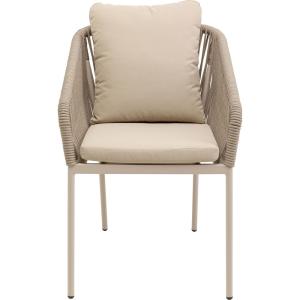 Chaise de jardin en polyester, polypropylène et aluminium b…