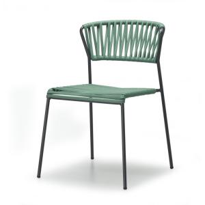 Chaise de jardin en polyester vert