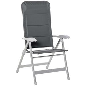 Chaise de jardin pliante inclinable aluminium oxford déperl…