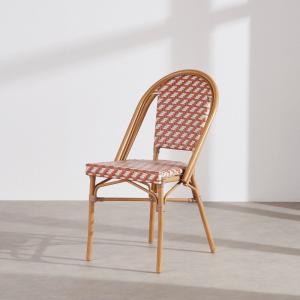 Chaise de jardin professionnelle en aluminium imitation bam…