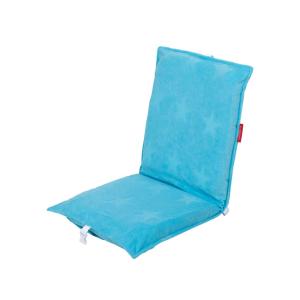 Chaise de Plage Coton Pliable Bleu