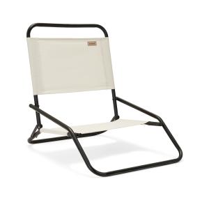 Chaise de plage pliante Noir