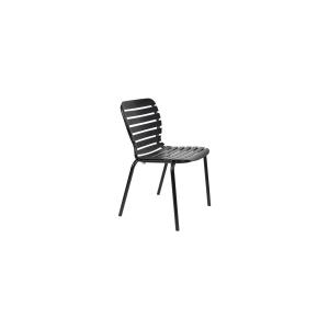 Chaise en aluminium noir