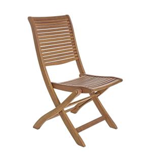 Chaise en bois d'acacia