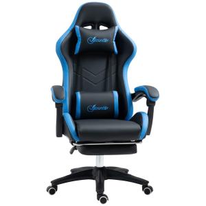 Chaise gaming dossier inclinable à 135° polyuréthane noir e…
