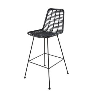 Chaise haute de jardin professionnelle en résine recyclée n…