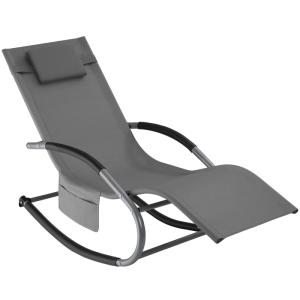 Chaise longue de jardin ergonomique avec fonction de balanc…