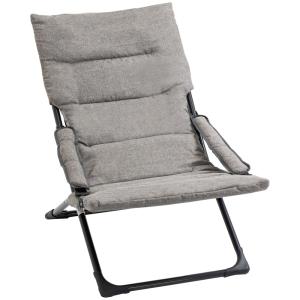 Chaise pliante camping avec coussin épais rembourré en poly…