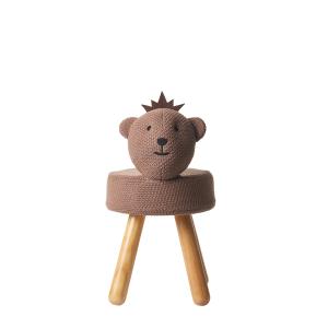 Chaise Yogui 100% coton marron