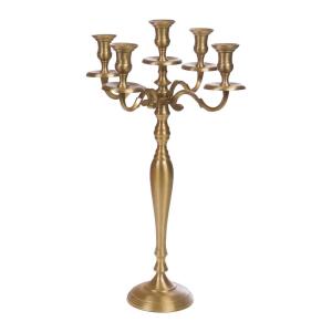 Chandelier  5 branches or en aluminium