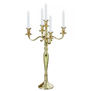 Chandelier baroque doré H77cm