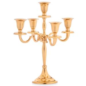 Chandelier doré 5 branches 9x22x28.5cm