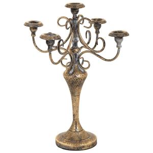 Chandelier en métal doré 29x29x47.5h