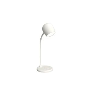 Chargeur sans fil avec lampe et haut Ellie blanc