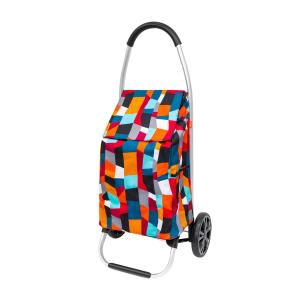 Chariot de courses  multicolore polyester 0 x 22 x 53 cm