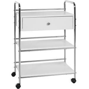 Chariot de service en bois Blanc