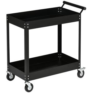 Chariot desserte d'atelier charge max 150 kg acier noir