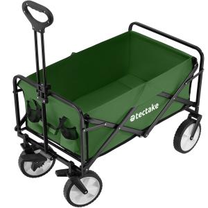 Chariot pliable charge max 80 kg 53,5 x 91 x 101 cm vert