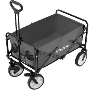 Chariot pliable gris