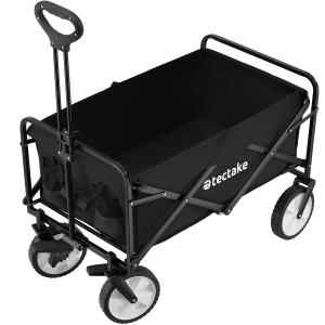 Chariot pliable noir