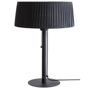 Chauffage de terrasse infrarouge autoportant 1500 w noir