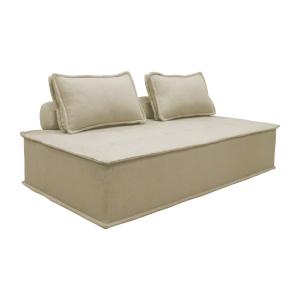 Chauffeuse 2 places pour canapé modulable beige