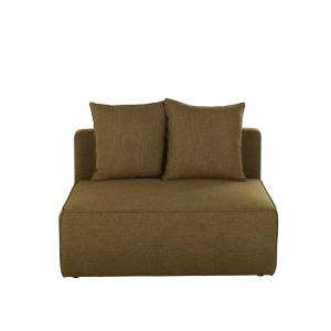 Chauffeuse 2 places pour canapé modulable vert kaki