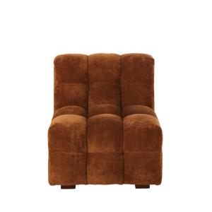 Chauffeuse nuage pour canapé modulable effet velours colori…