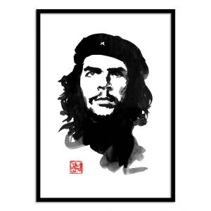 CHE GUEVARA - Affiche d'art avec Cadre bois noir - 50 x 70…