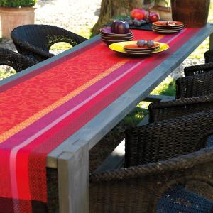Chemin de table en coton gariguette 55 x 150