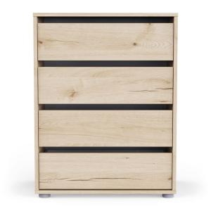 Chiffonier 4 tiroirs largeur 60 cm  60 x 76,3 x 39,6 cm