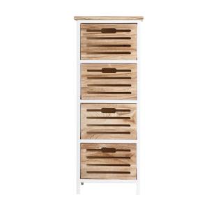 Chiffonier en bois de paulownia  35x30x91 cm